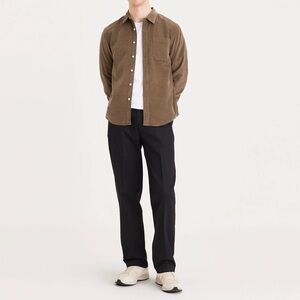 Dockers Men’s Relaxed Fit Never Iron Flat Front Pants